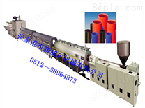 PE管材生产线/塑料管材真空定型箱/无屑切割机