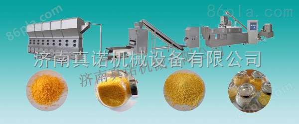 面包糠生产线 双螺杆挤压机 膨化机 玉米片生产线