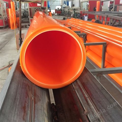 润硕牌橘红色耐高压cpvc电力保护管
